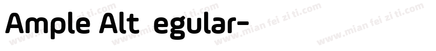 Ample Alt Regular字体转换